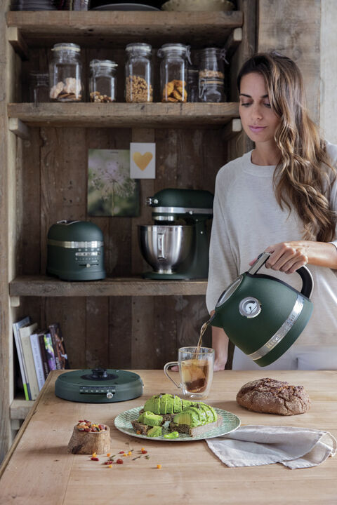 Artisan elkedel creme 1,5 liter