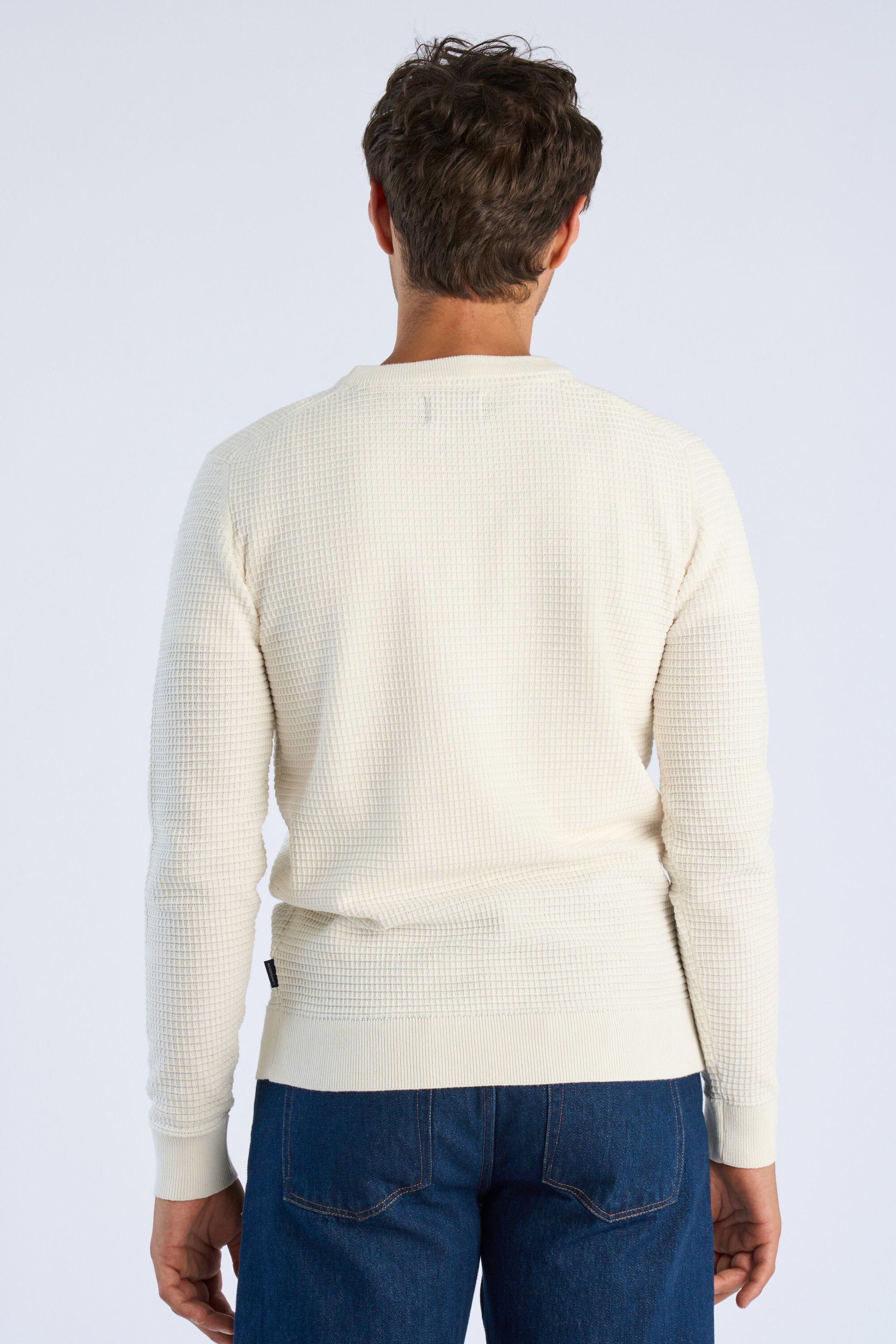Structure o-neck knit L/S