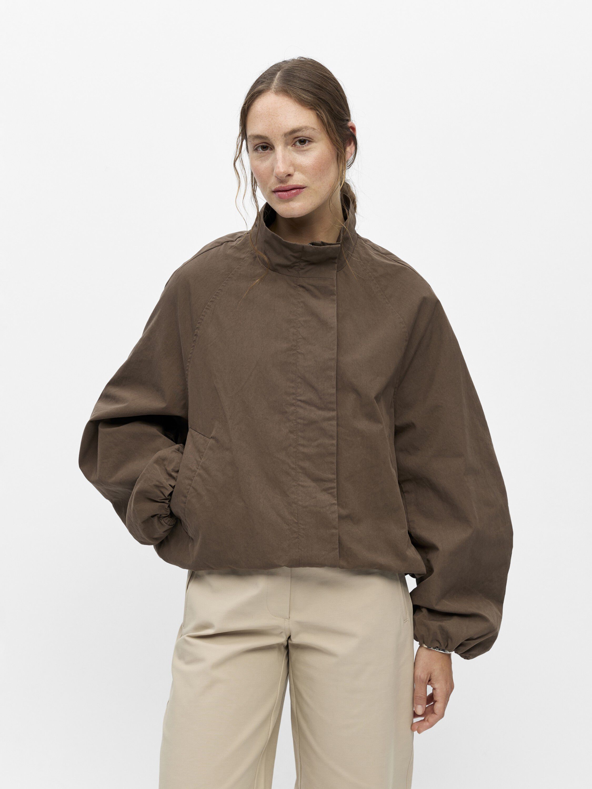 Objberta Funnel Neck Jacket E Ss Fair 26