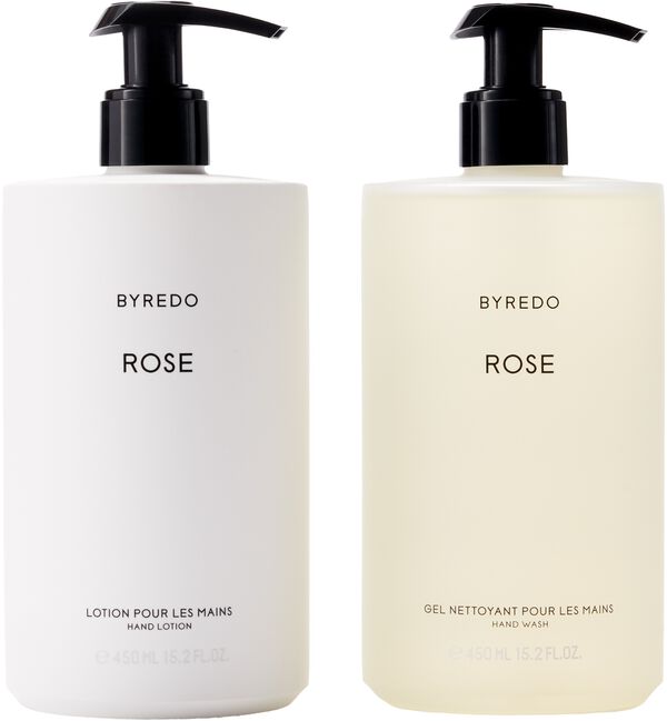 BYR HAND WASH & LOTION SET ROSE H25