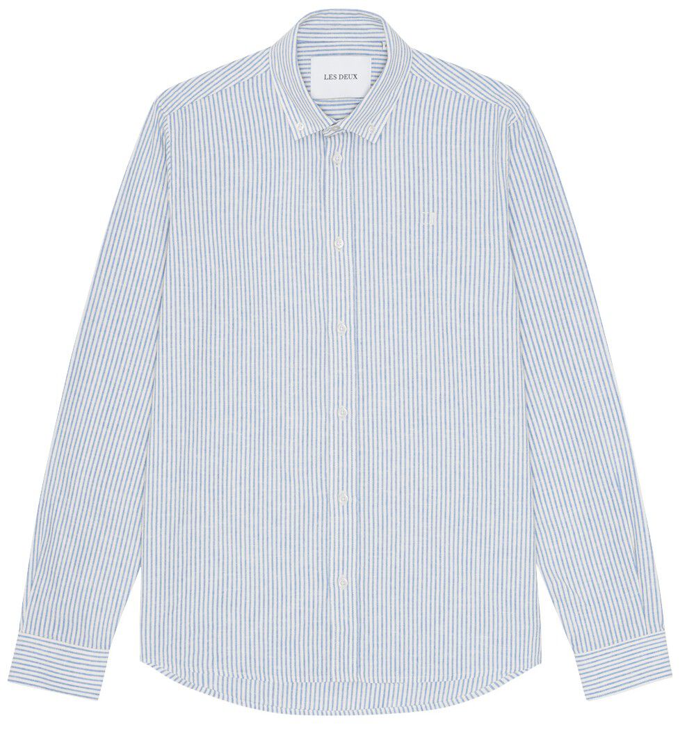 Konrad Stripe Cotton Linen Shirt