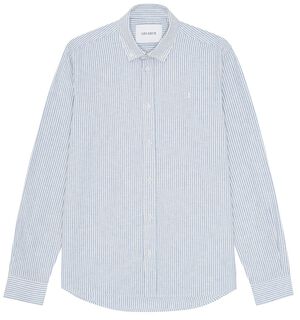 Konrad Stripe Cotton Linen Shirt
