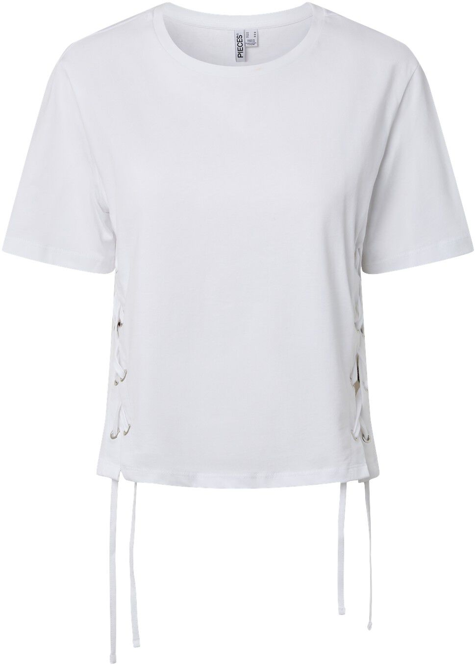 PCFENJA SS TIE DETAIL T-SHIRT JSR D