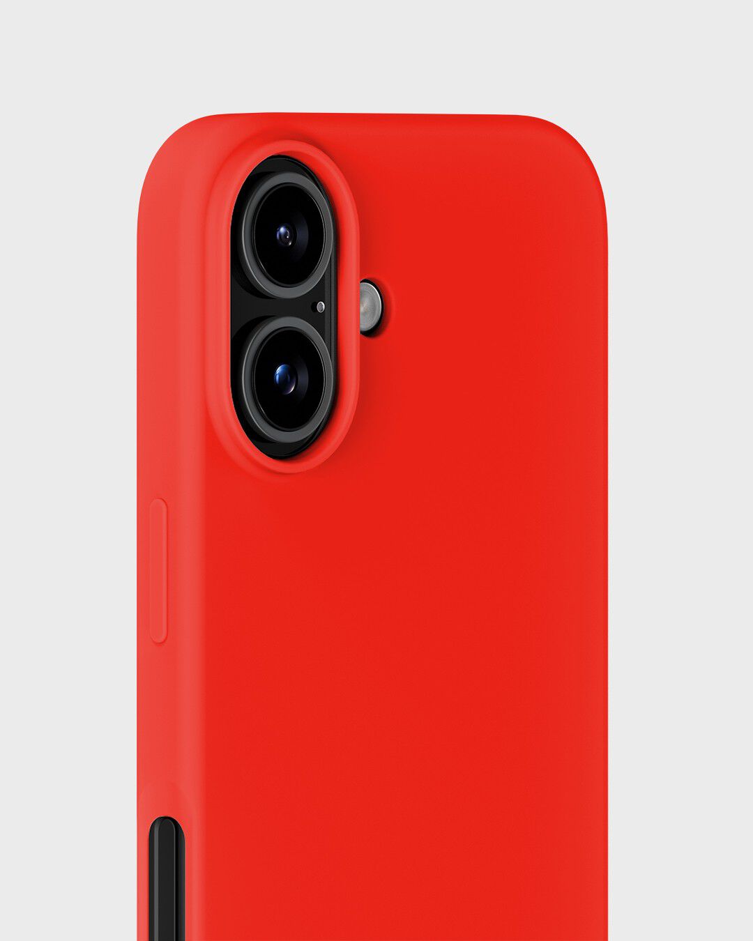 Silicone Case iPhone 16 Scarlet Red