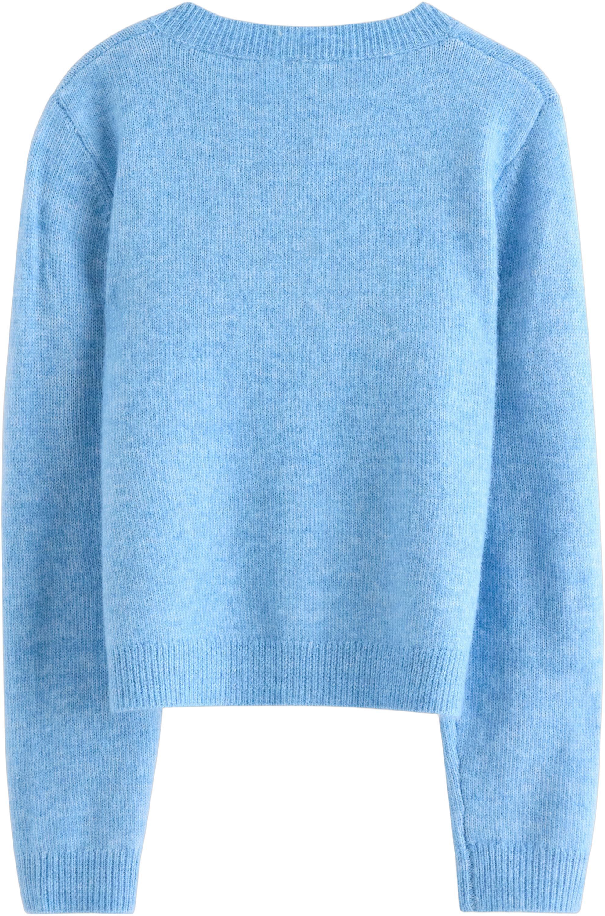 Knitted cardigan with a relaxed fit