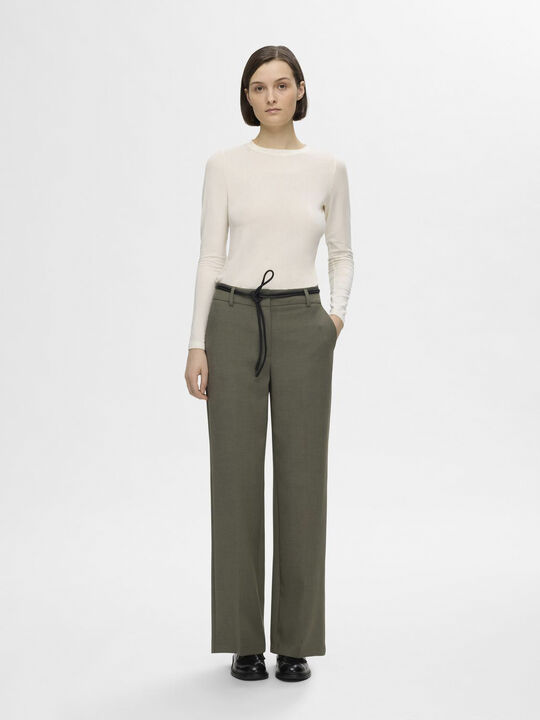 SLFRITA MW WIDE PANT NOOS