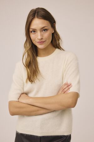 Geneve 1 S/S Knitted top - 100% Cashmere GCS