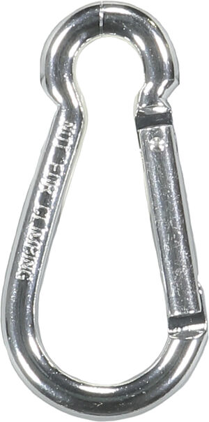 Karabiner, 6cm - aluminium