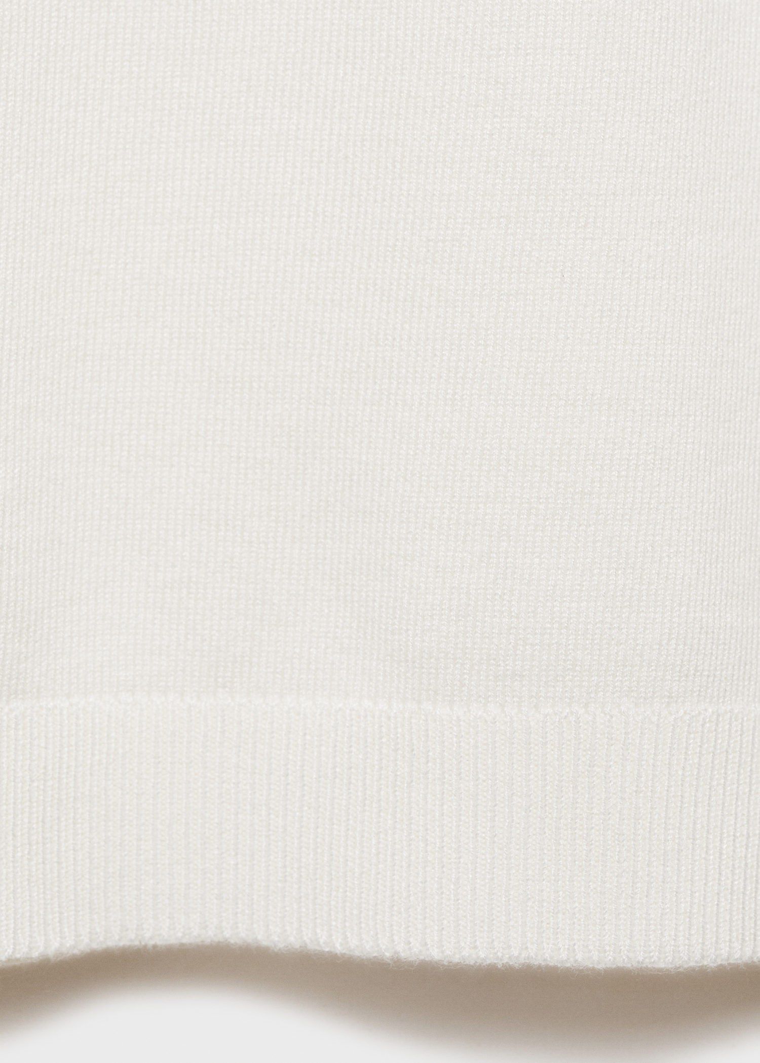 Striped short-sleeved sweater