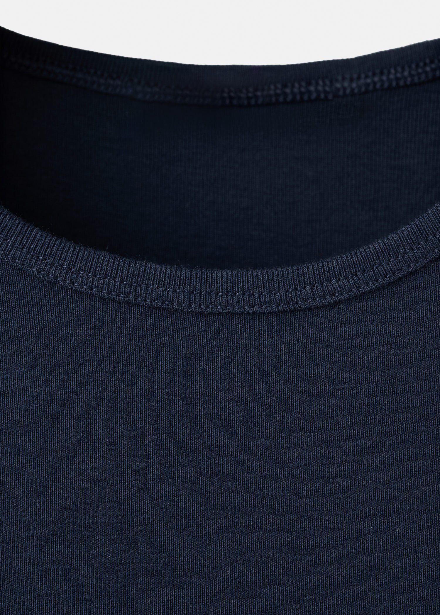 Short-sleeved cotton-blend t-shirt