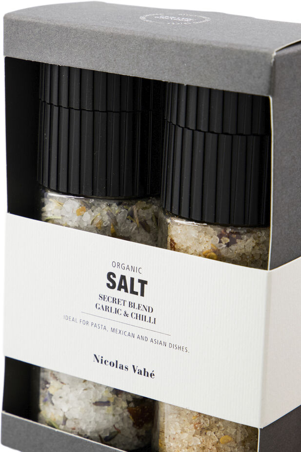 Gave&aelig;ske, Nicolas Vah&eacute; Organic Secret blend & Salt, Garlic &