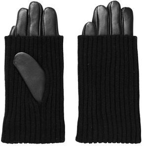 Day Leather Knit Gloves