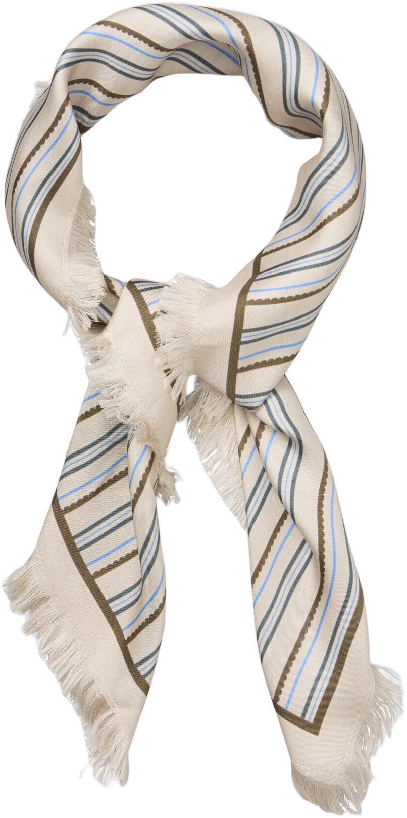 Scallopia Striped Sia Scarf