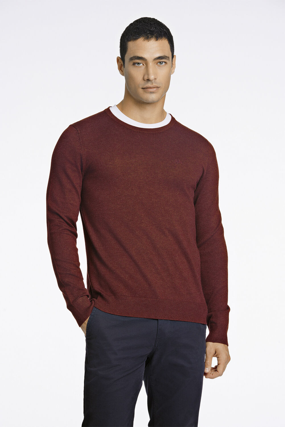 Ecovero L/S o-neck knit