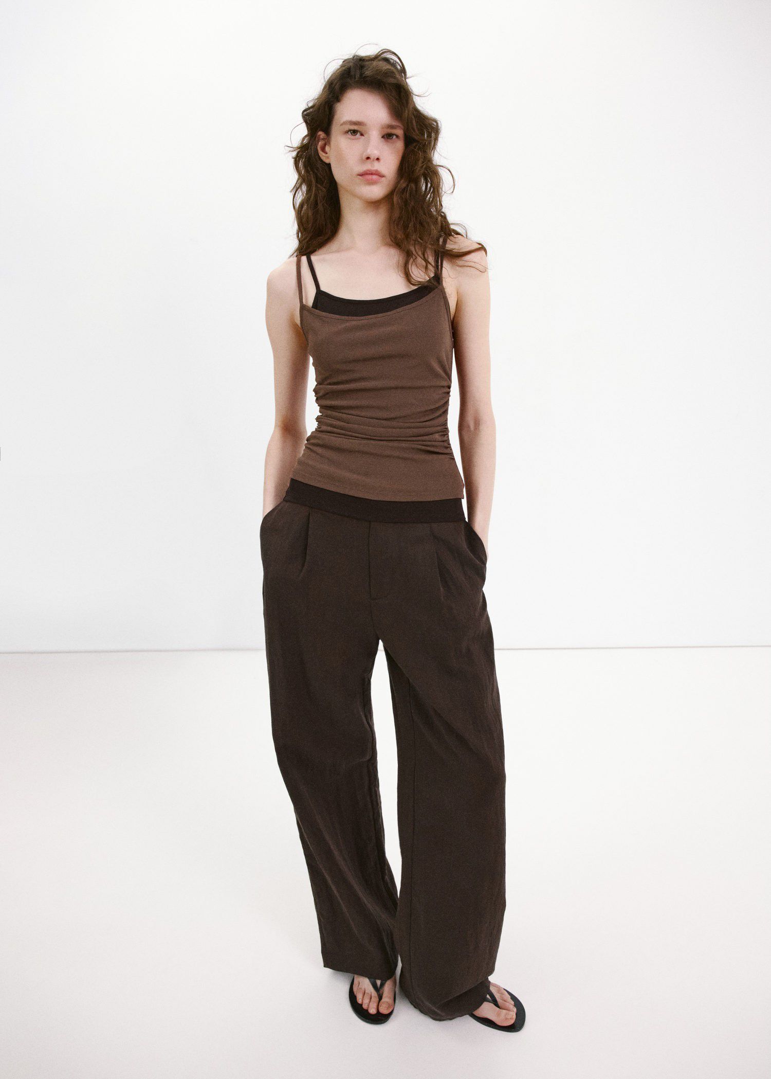 Double draped top