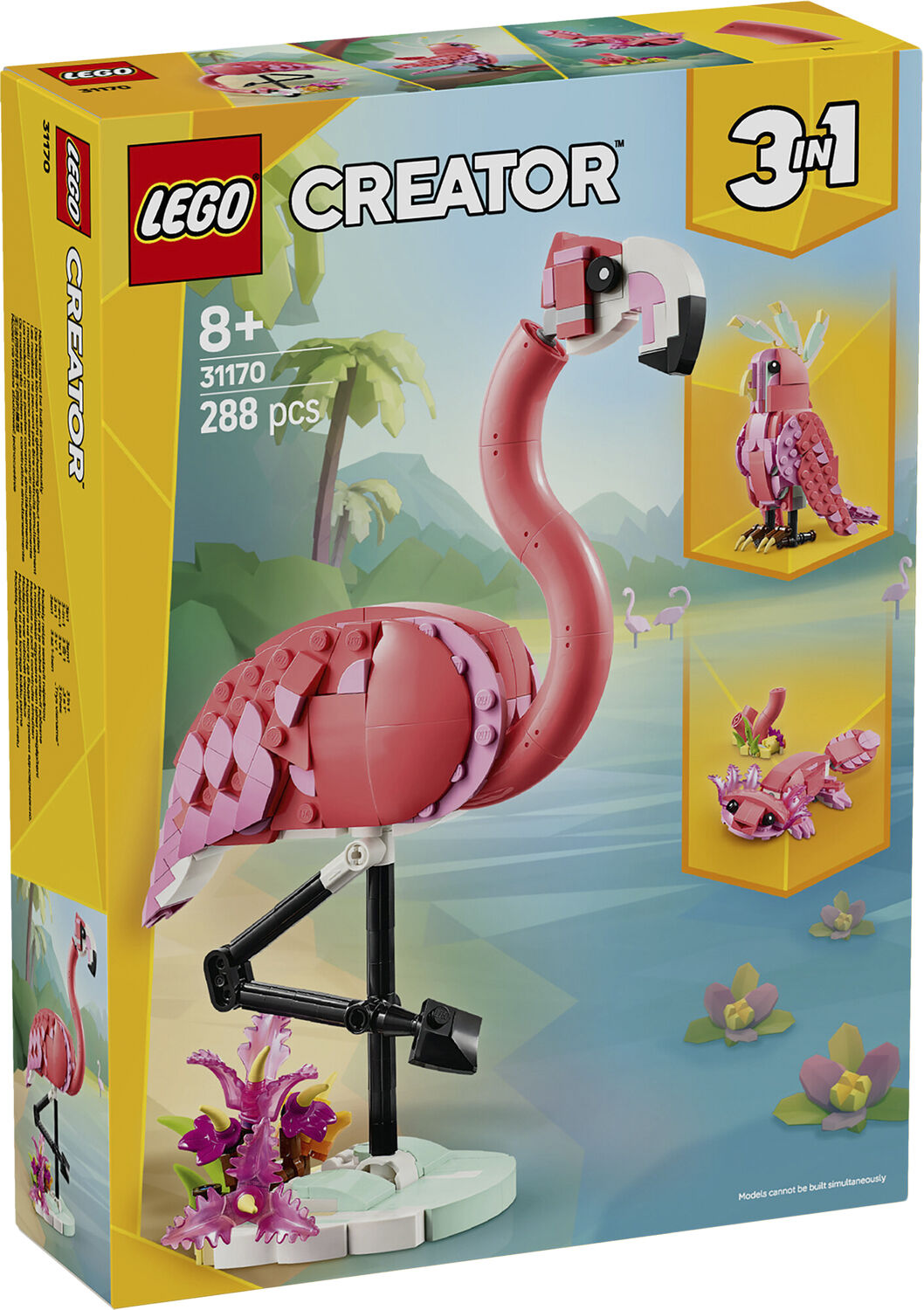 Vilde dyr - Pink flamingo 31170