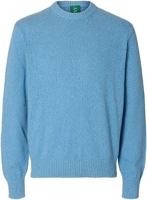 ANRRAGI BOUCLE LS KNIT CREW NECK