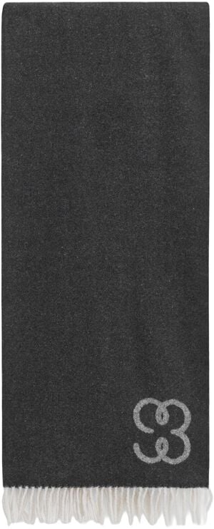 monogram scarf
