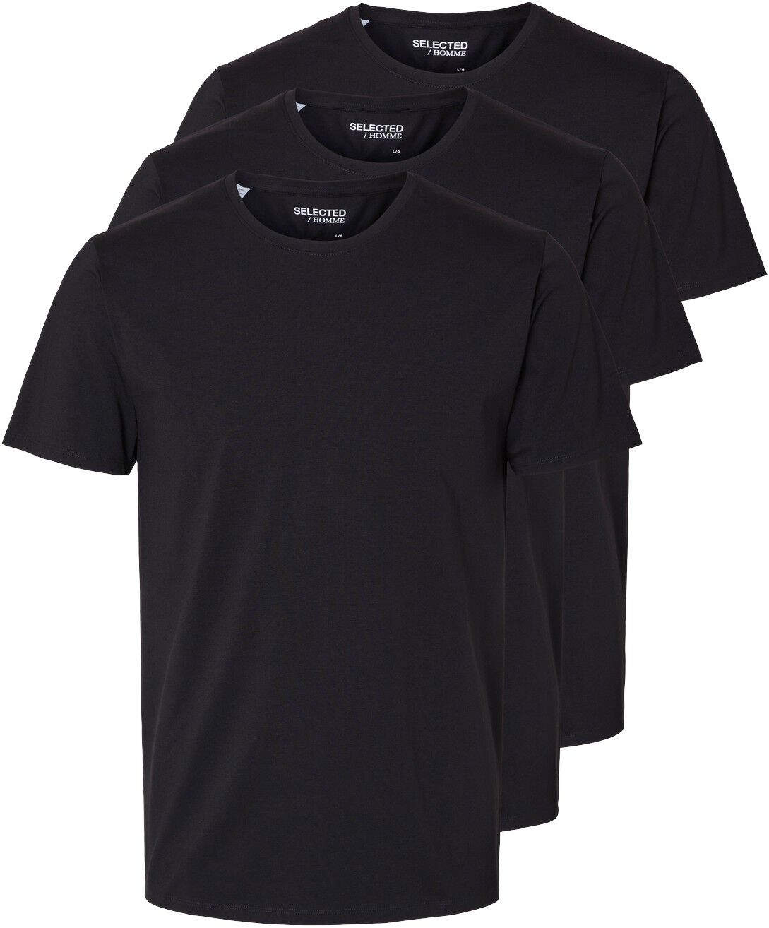 SLMROLAND SS O-NECK TEE 3-PACK NOOS