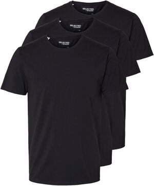 SLMROLAND SS O-NECK TEE 3-PACK NOOS