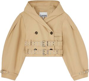 Double Cotton Hooded Jacket