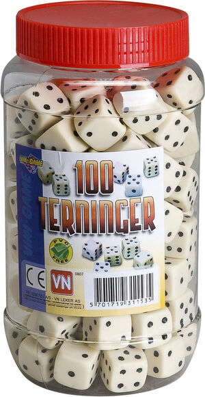 TERNINGER 16mm 100 I DÅSE