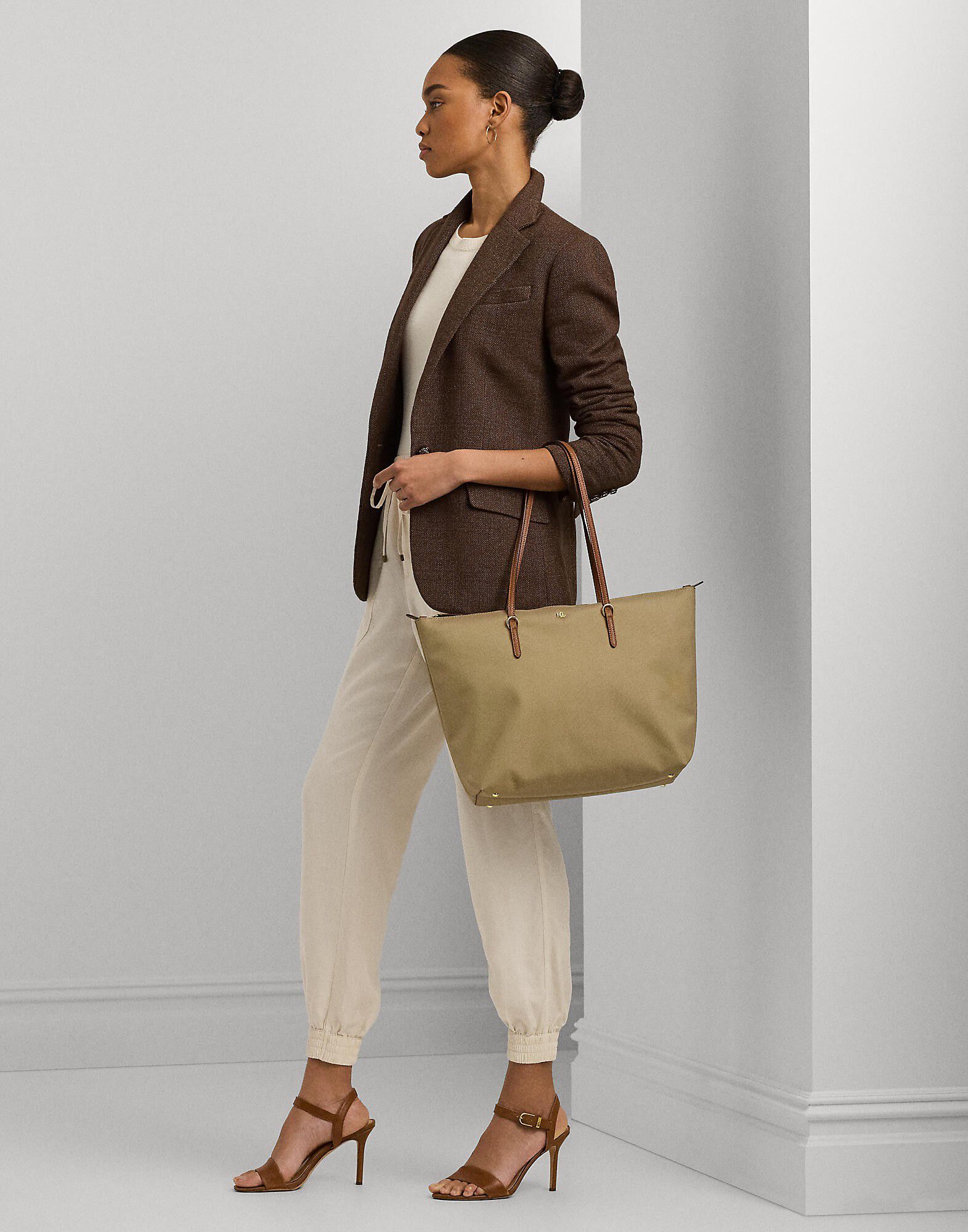 Nylon Large Keaton Tote Bag