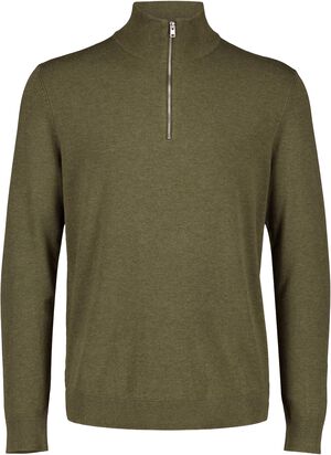 Soft viscose blend half zip