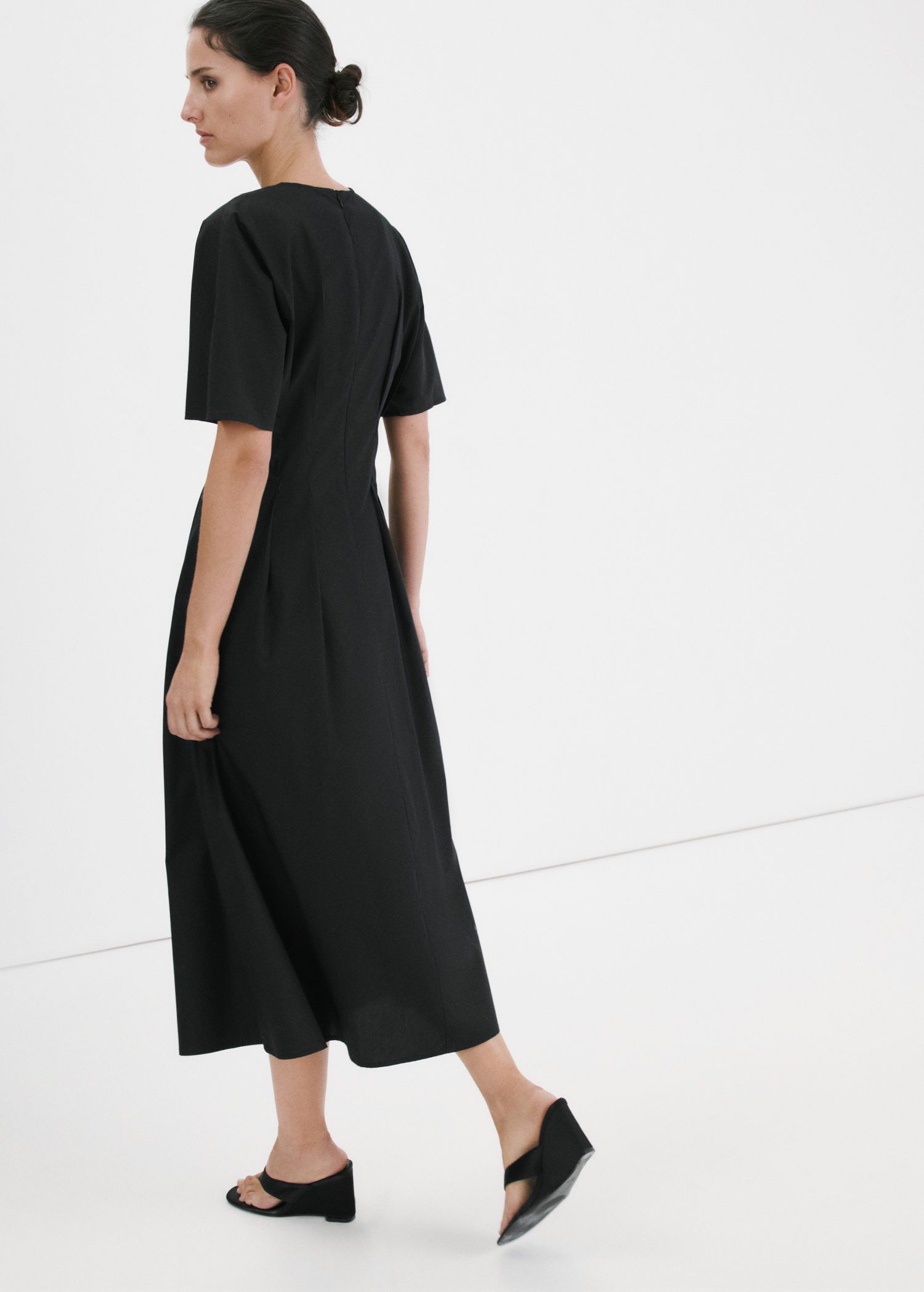 A-line lyocell dress