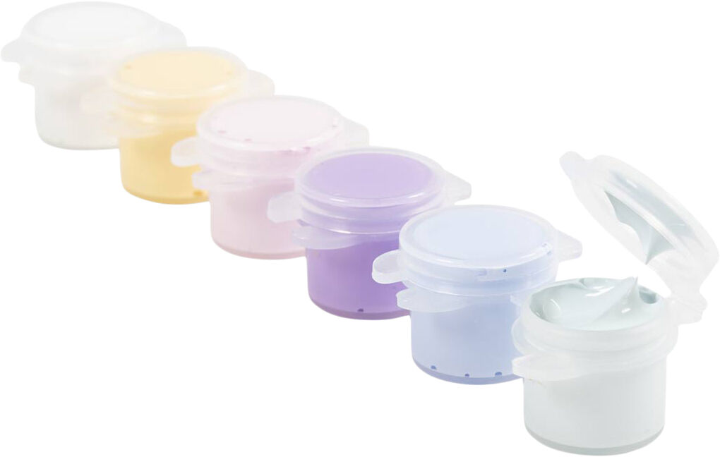 Plus Color Hobbymaling, pastelfarver, 6x5ml.