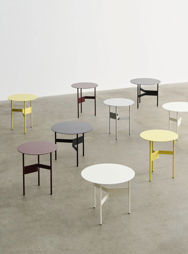 Shim Coffee Table-Ø54 x H44-Black