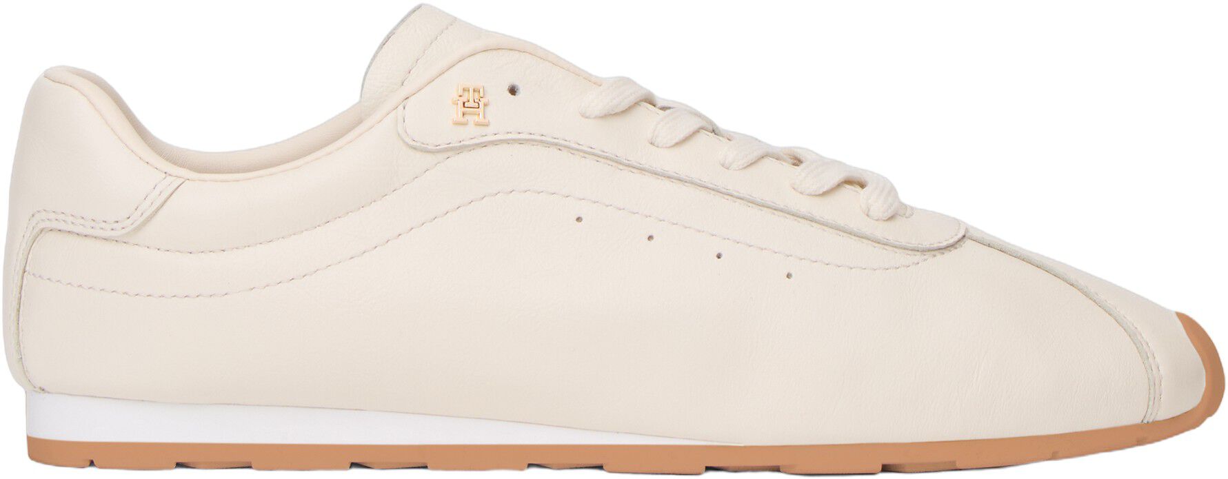 TH Monogram Low Profile Leather Trainers