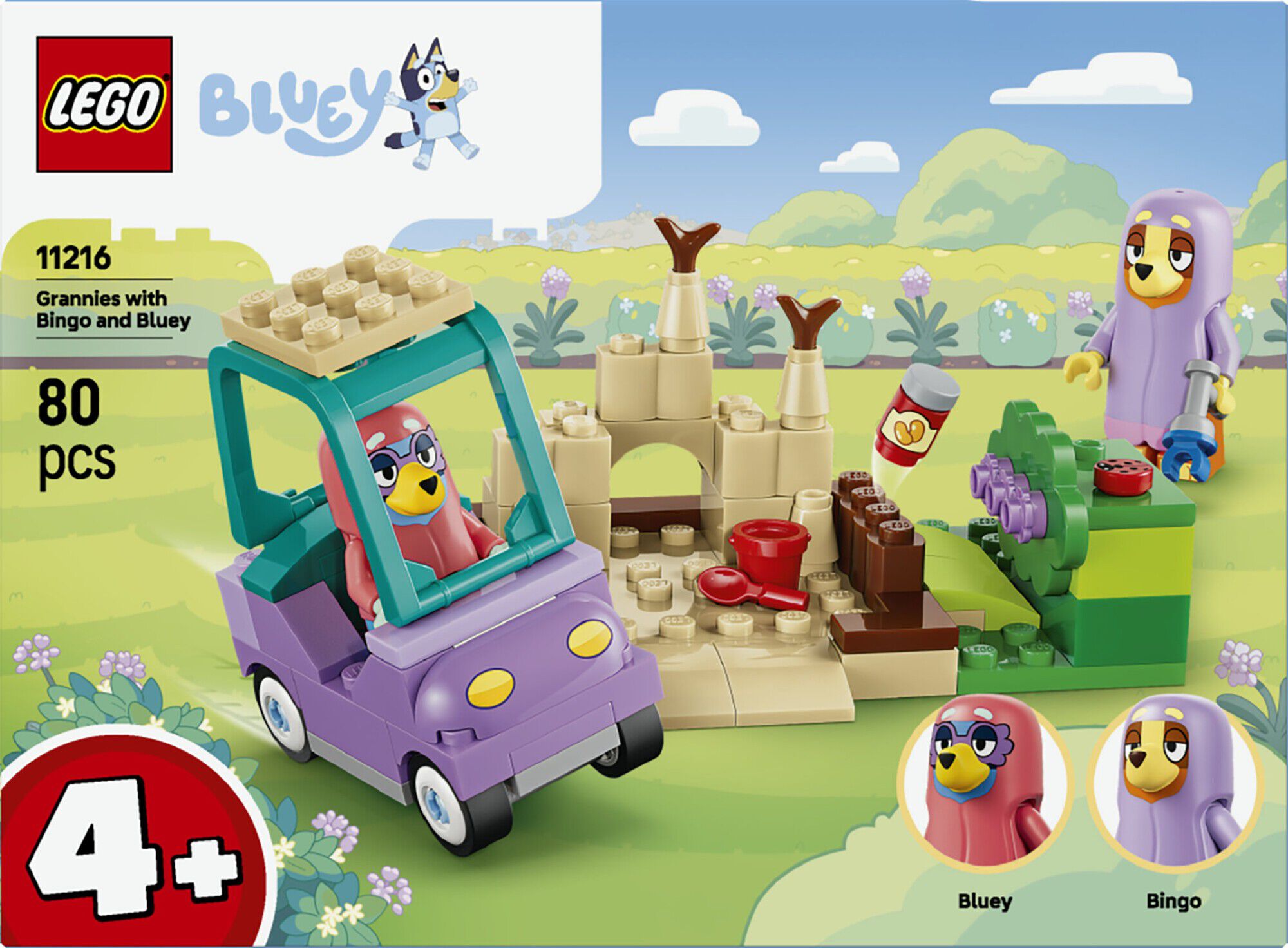 Gamle damer med Bingo og Bluey 11216