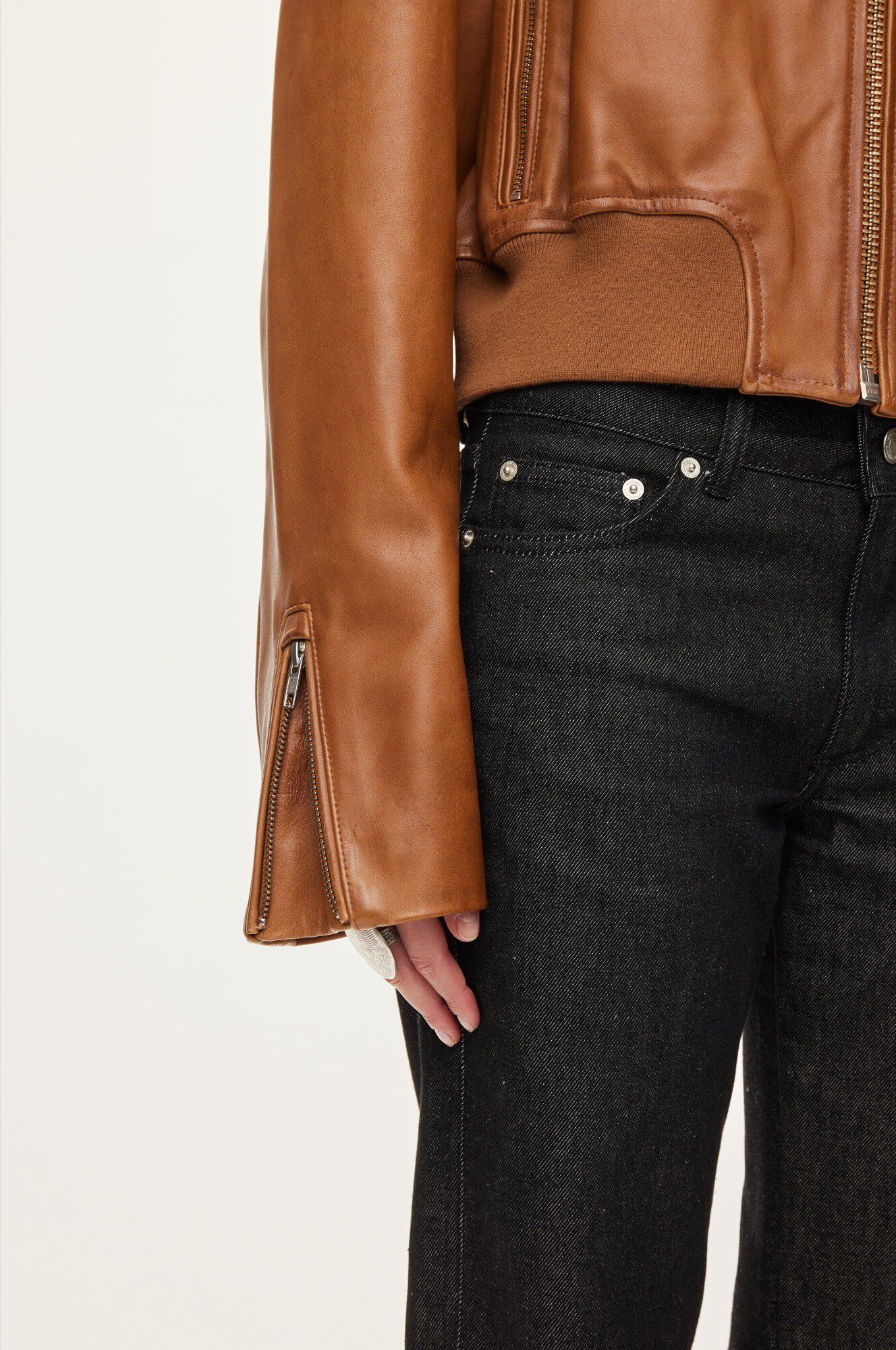 Marilyn Leather bomber
