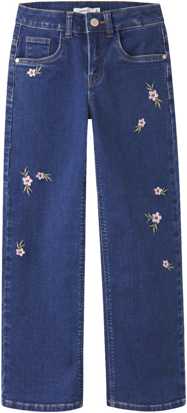 NKFROSE WIDE EMB JEANS 8711-FR N