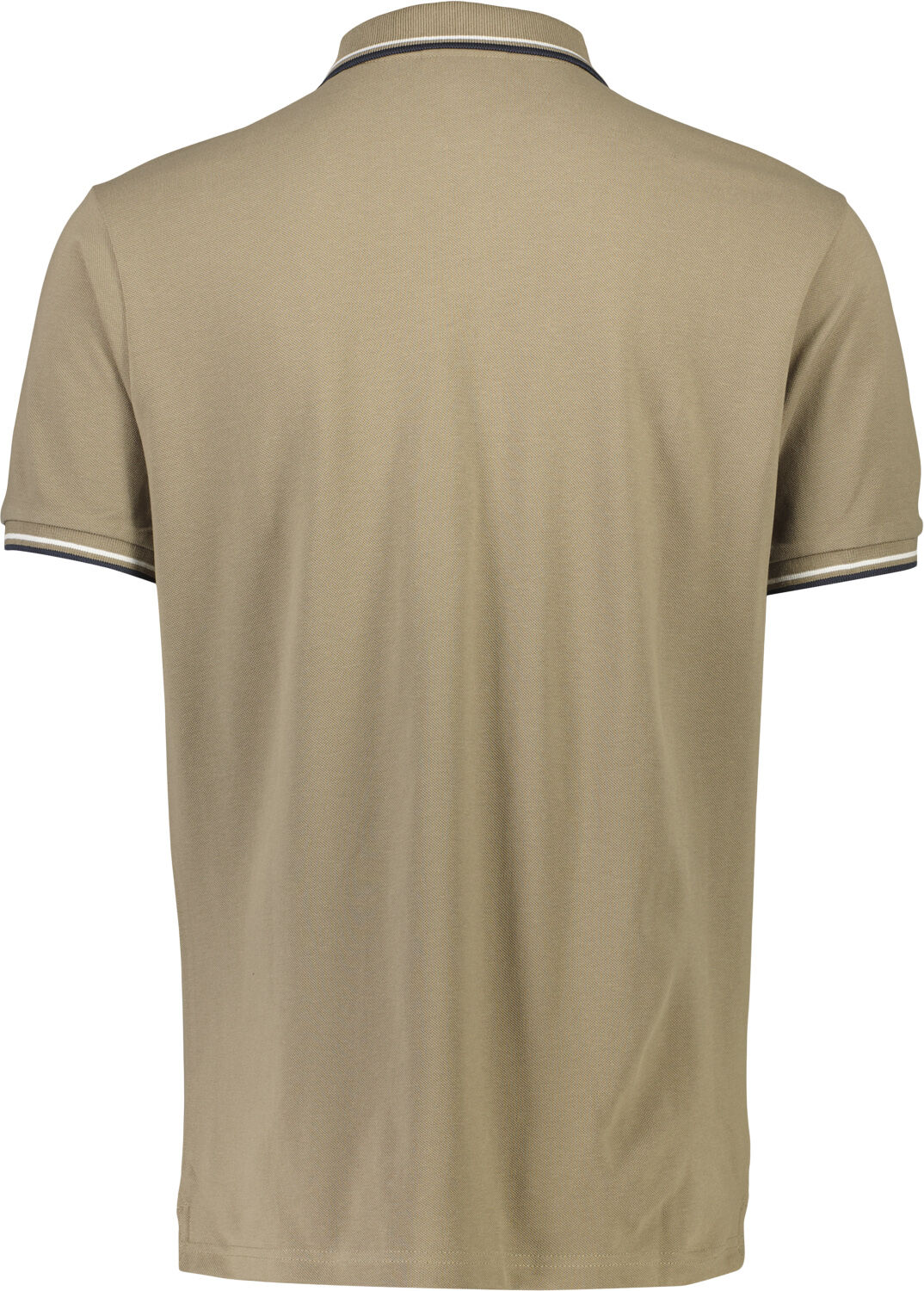 Polo shirt w. contrast piping