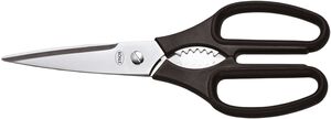 Køkkensaks 22 cm Stål/Sort