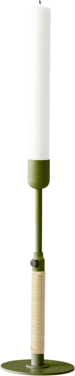 Duca Candleholder, Olive Green