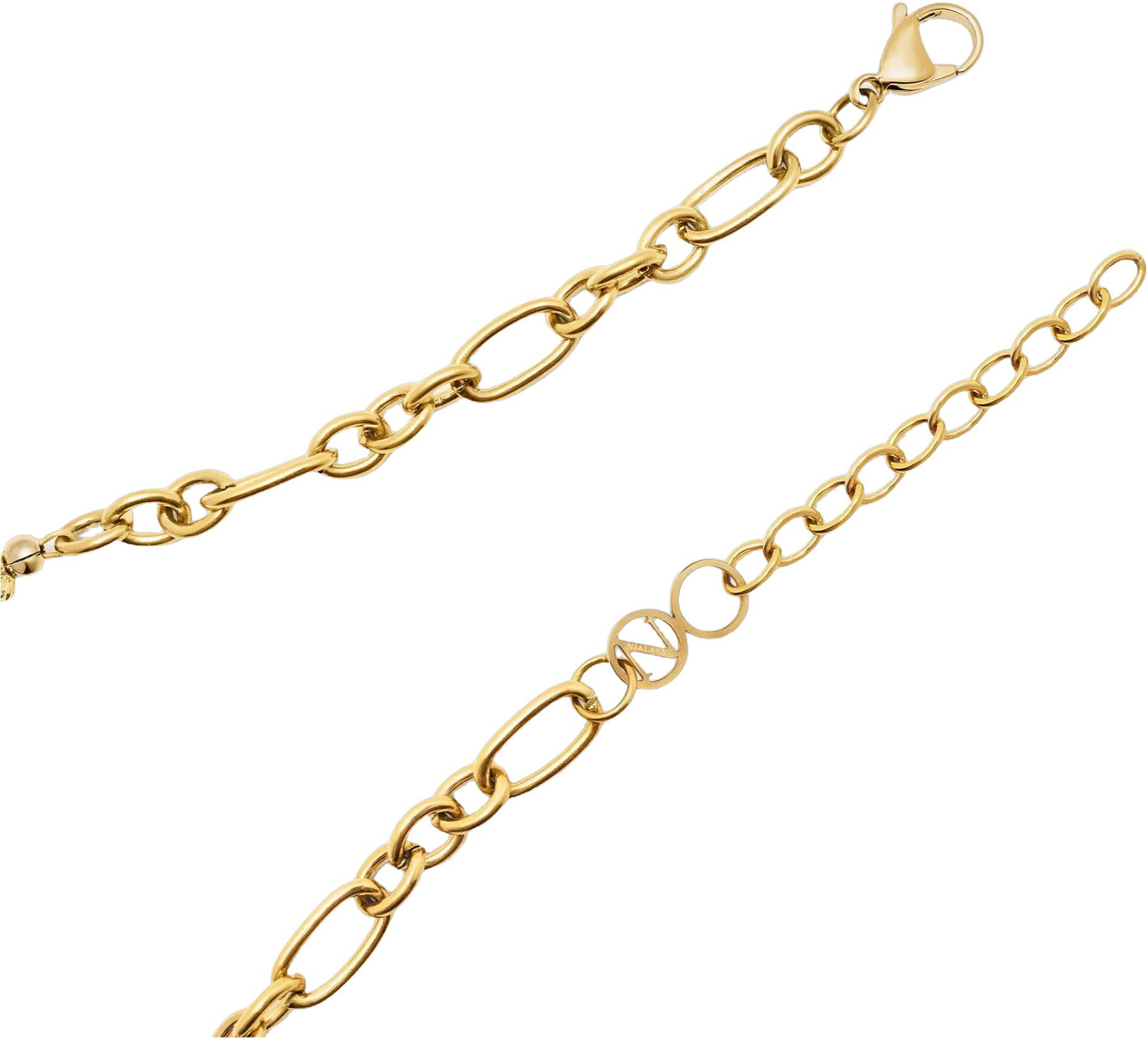 Women's Chain Choker with Pearls