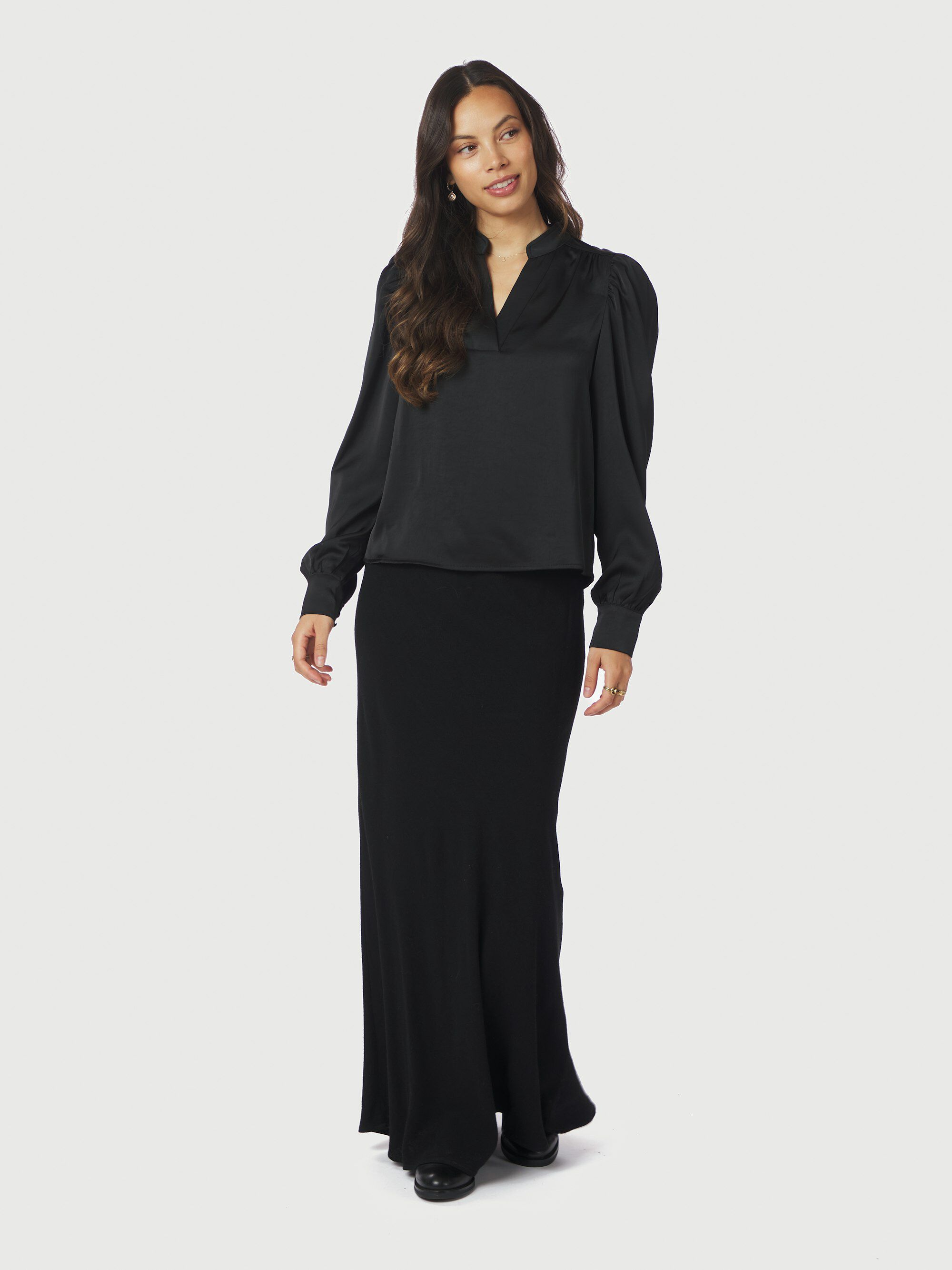 Rosslyn Heavy Sateen Blouse