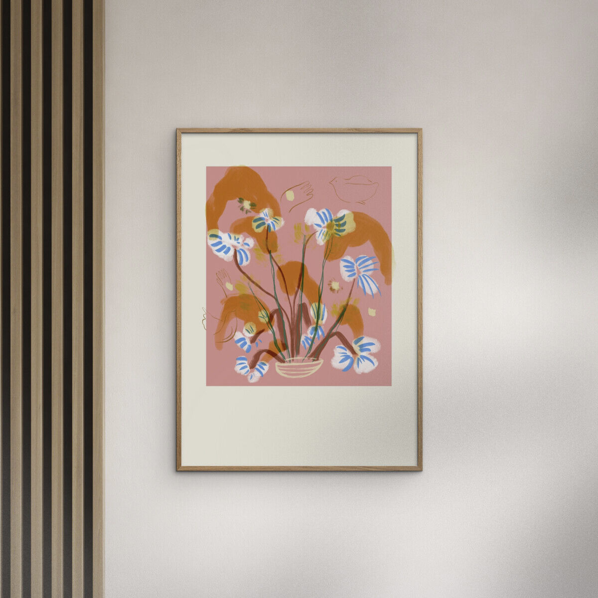 Das Rotes Rabbit - 8 Flowers