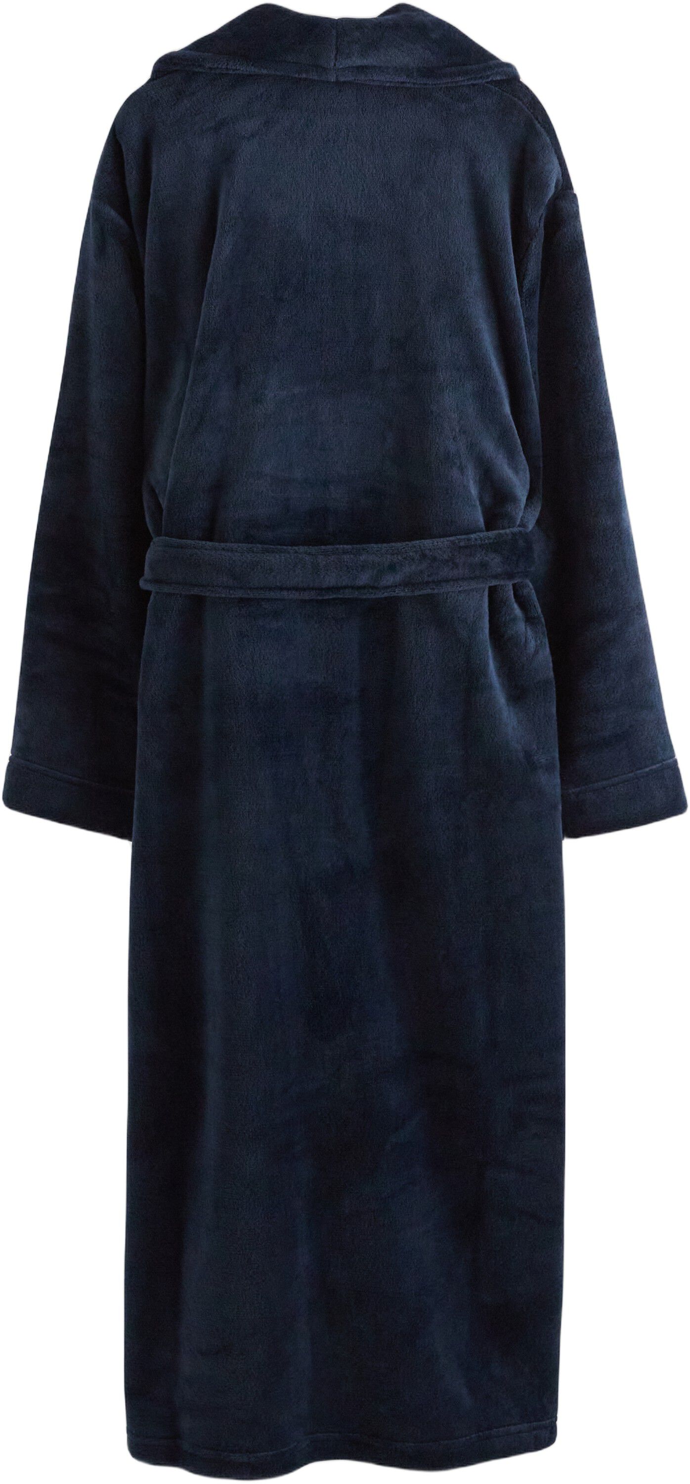 Soft fleece robe with with long sle