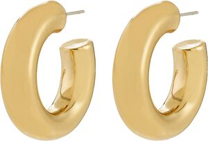 PHASE medium hoops gold-plated