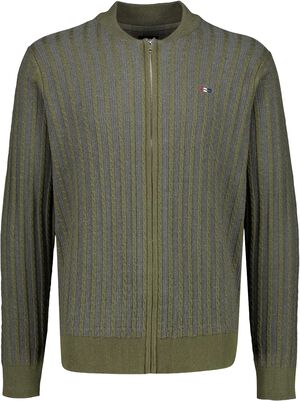 Recycled baseball cardigan
