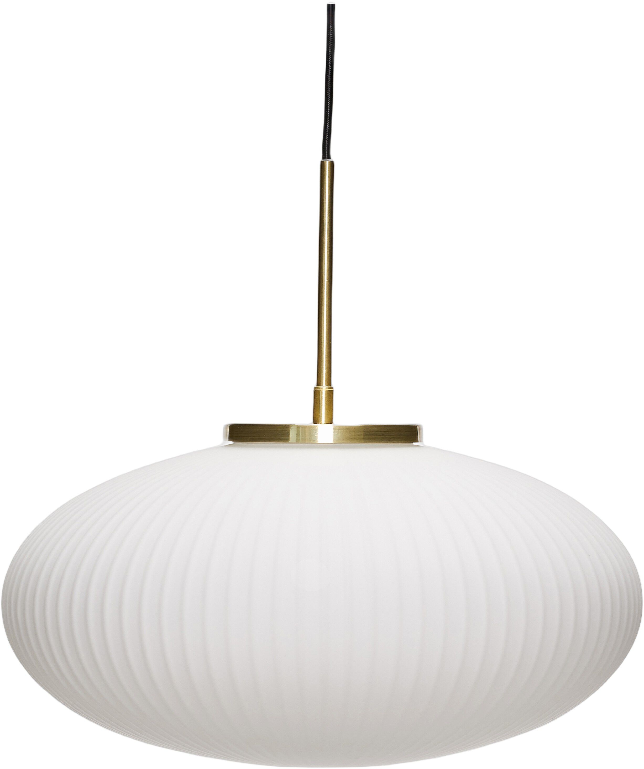 Serene Pendel Ellipse Hvid