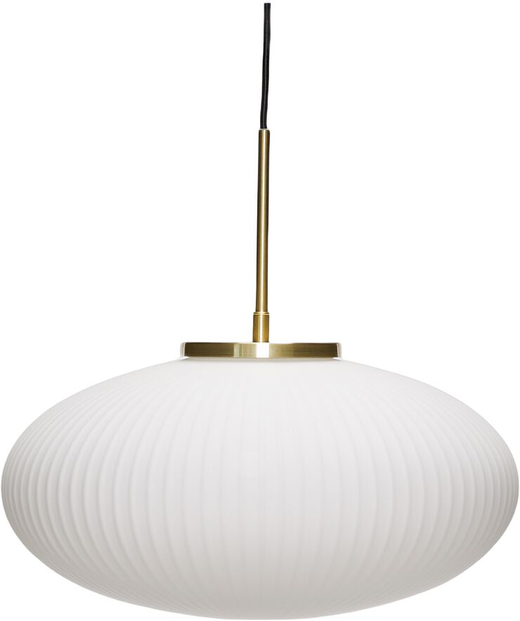 Serene Pendel Ellipse Hvid