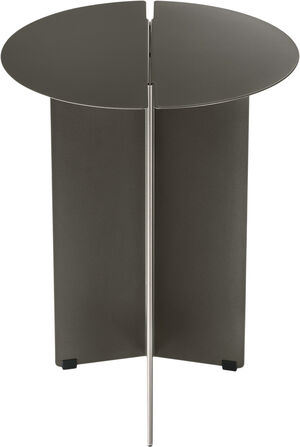 Side table -ORU- Colour Burned Metal Size S Ø 35cm