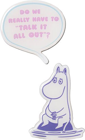 Moomin Magnets&aelig;t Talk it all