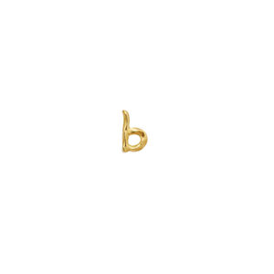 B Alphabet Single Earring
