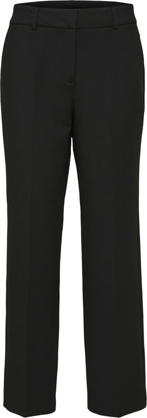 SLFRITA MW WIDE PANT BLACK N NOOS